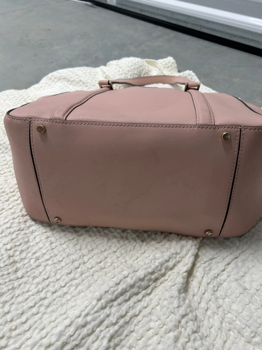 kate spade Blush Pink Saffiano Leather Tote